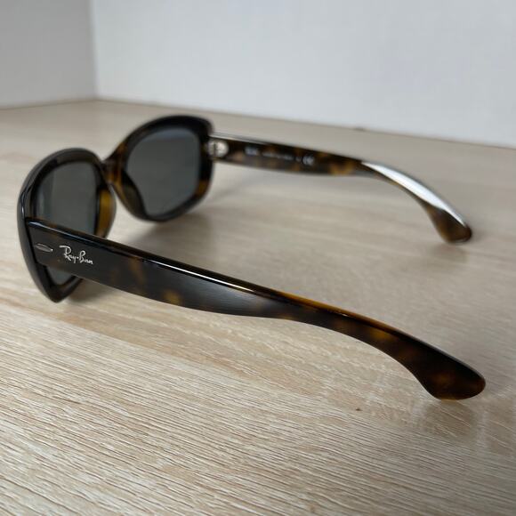 Ray-Ban JACKIE OHH RB4101 710 Cat Eye Tortoise Italy FRAMES ONLY 58-17-135 - Picture 7 of 8